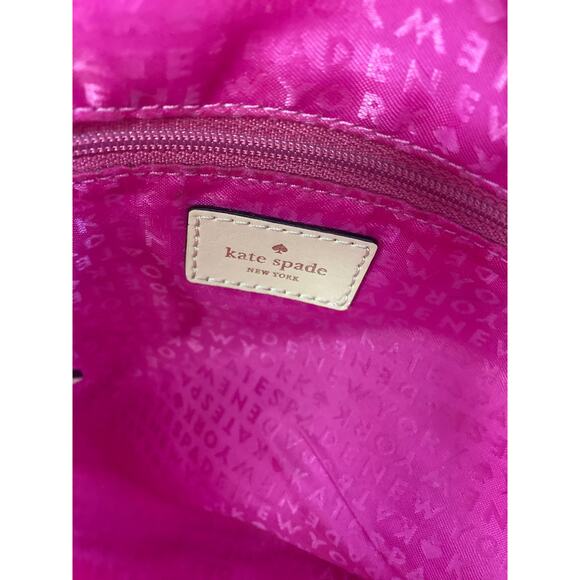 KATE SPADE LARGE MULTI COLOR PRINT NYLON SHOULDER BAG (ASIS) - Picture 9 of 13